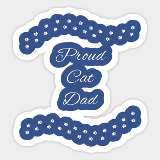 Cat Dad Sticker